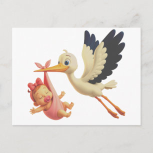 Stork merchandise postcard
