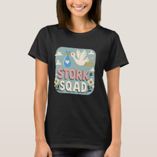 Stork Squad Midwife Nurse Matching Unit Labour and T-Shirt