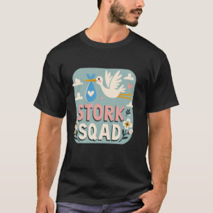 Stork Squad Midwife Nurse Matching Unit Labour and T-Shirt