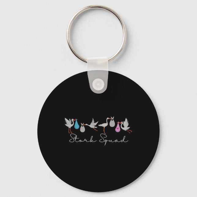 Stork Squad Nurse Labour And Delivery Edition  Key Ring (Front)