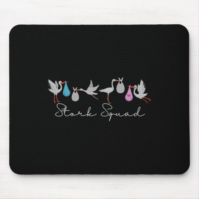 Stork Squad Nurse Labour And Delivery Edition  Mouse Pad (Front)
