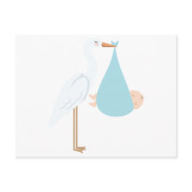 Stork with Baby