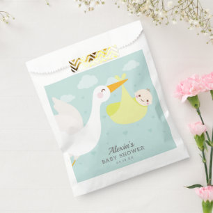 Stork Yellow Bundle Unisex Baby Shower Favour Bag