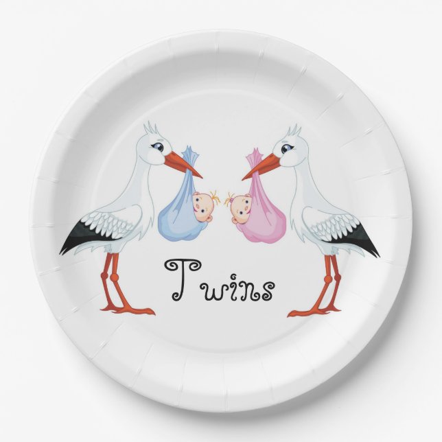 Storks Paper Plate (Front)