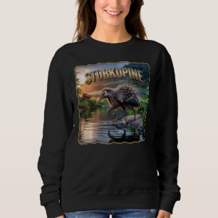 Storkupine Photographic – Stork Porcupine Funny Sweatshirt