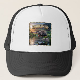 Storkupine Photographic – Stork Porcupine Funny Trucker Hat