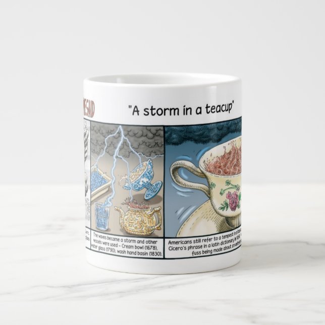 storm a teacup large coffee mug (Front)