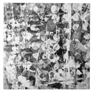 Storm Abstract Ceramic Tile