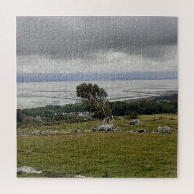 Storm Across The Bay Jigsaw Puzzle (Vertical)