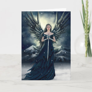 Storm Angel Holiday Card