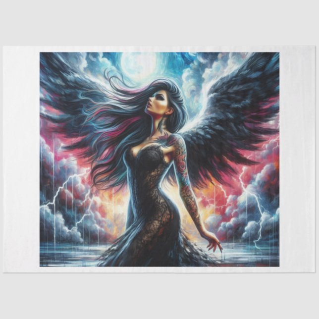 Storm Angel Tissue Paper (Front)