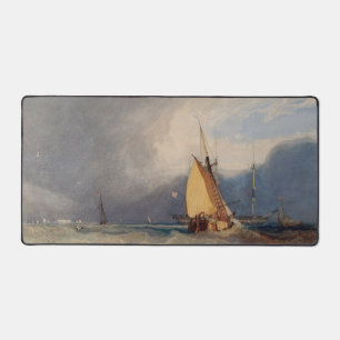 Storm Approaching 1830 Desk Mat