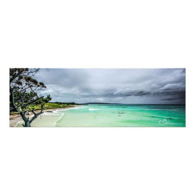 Storm approaching, Kaka Point New Zealand: Poster (Front)