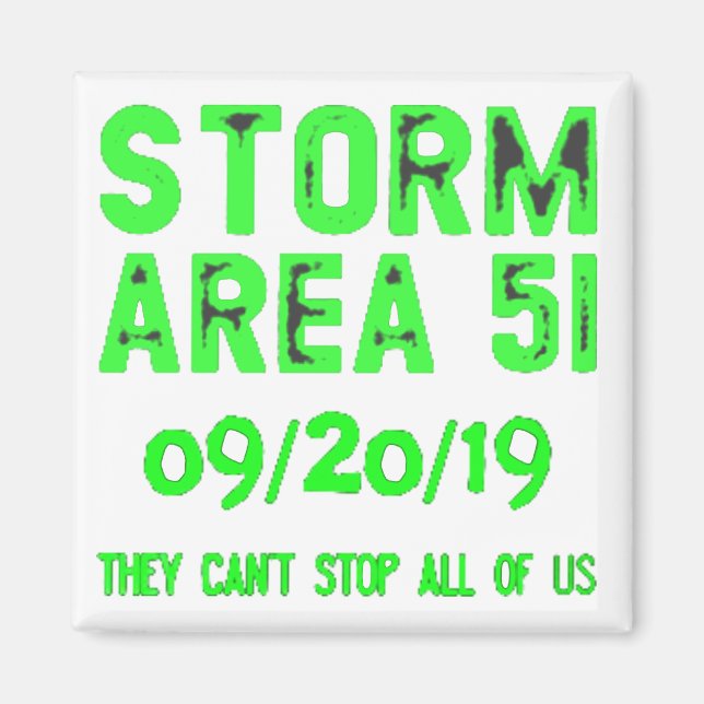 storm area 51 magnet (Front)