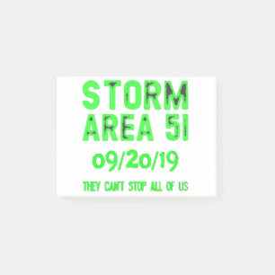 storm area 51 post-it notes