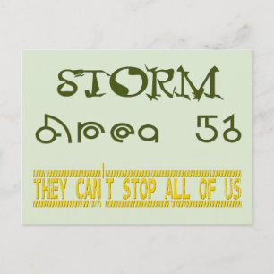 Storm Area 51 Postcard