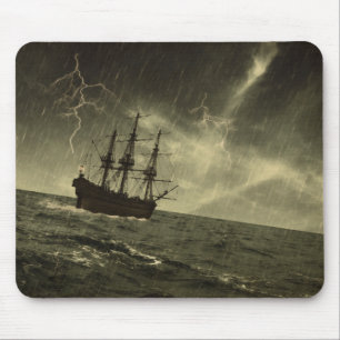 Storm at Sea Mouse Pad
