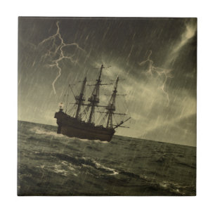 Storm at Sea Tile