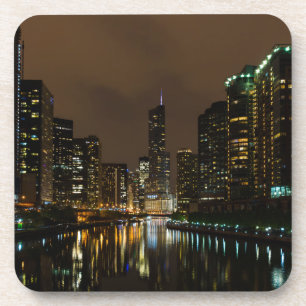 Storm Brewing Over Chicago Coaster