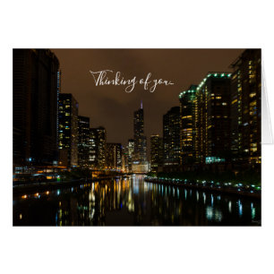 Storm Brewing Over Chicago Thinking Of You Card