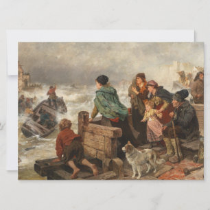 Storm by the Coast (by Rudolf Jordan) Card