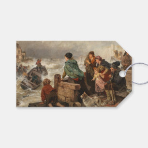 Storm by the Coast (by Rudolf Jordan) Gift Tags