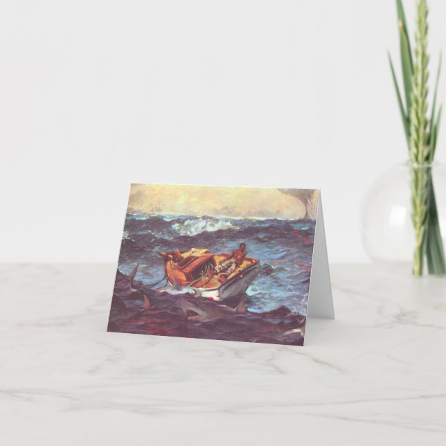 Storm by Winslow Homer Card (Front)