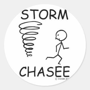 Storm Chasee Classic Round Sticker