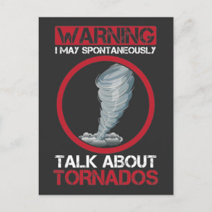 Storm Chaser cyclone hurricane Hunter Weather Postcard