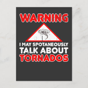 Storm Chaser Funny Storm Hunter Quote Weather Postcard