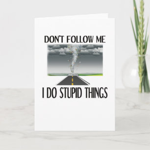 Storm Chaser Gift Hurricane Storm Tornado Chasing Card