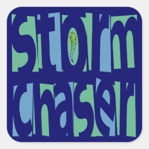 Storm Chaser Square Sticker