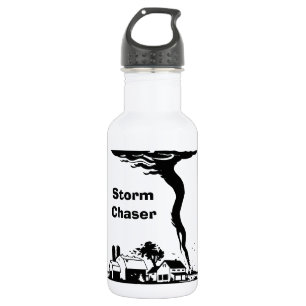 Storm Chaser Tornado Twister Weather Meteorology 532 Ml Water Bottle
