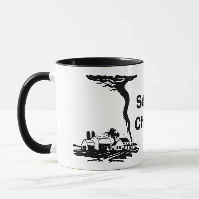 Storm Chaser Tornado Twister Weather Meteorology Mug (Left)
