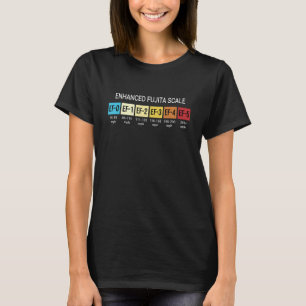Storm Chasing Enhanced Fujita Scale Tornado Meteor T-Shirt