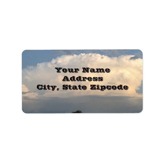 Storm Cloud Label (Front)