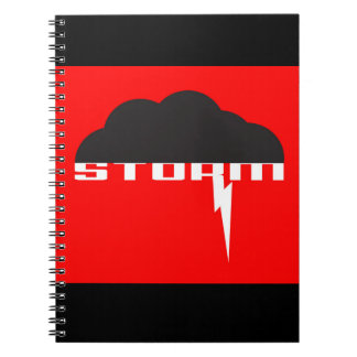 Storm cloud  notebook