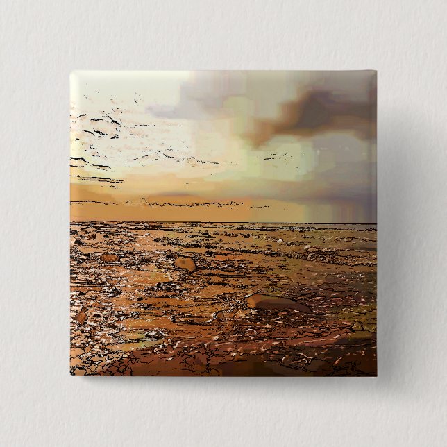 STORM CLOUDS 15 CM SQUARE BADGE (Front)