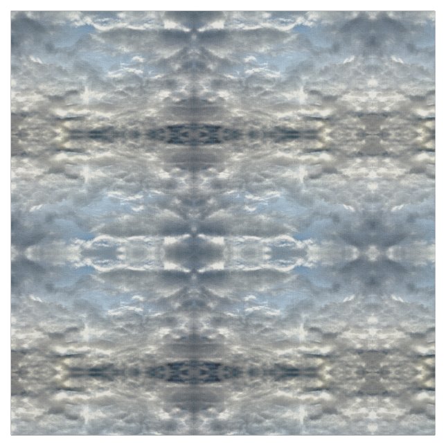Storm Clouds Abstract Fabric (Swatch)