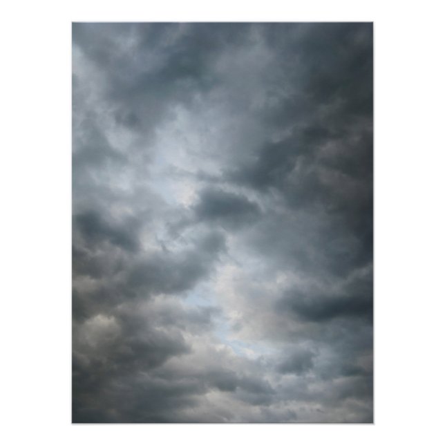 Storm Clouds Breaking Poster (Front)