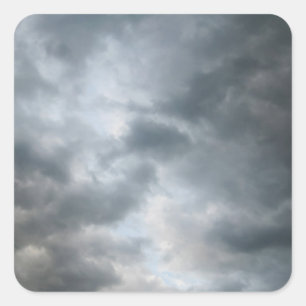 Storm Clouds Breaking Square Sticker