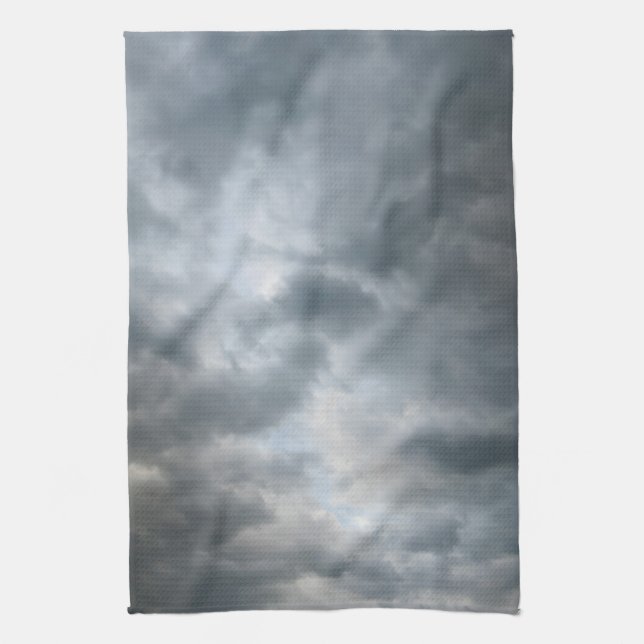 Storm Clouds Breaking Tea Towel (Vertical)