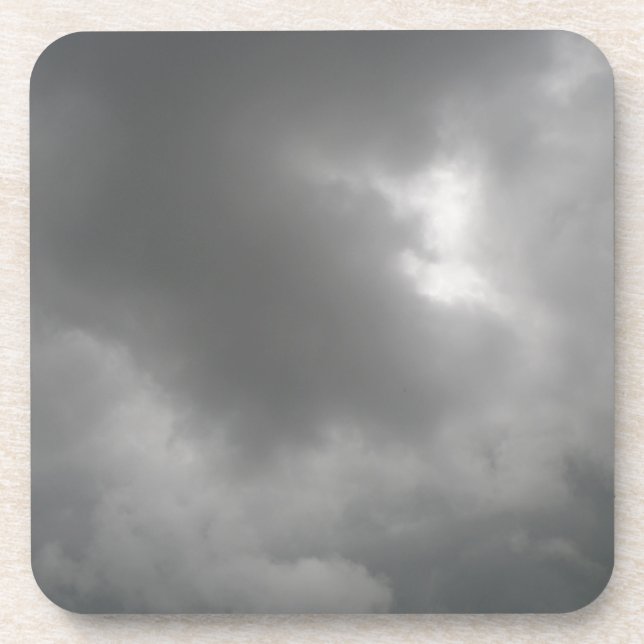Storm Clouds Cork Coaster (Front)