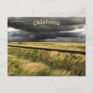 Storm Clouds in Oklahoma Postcard