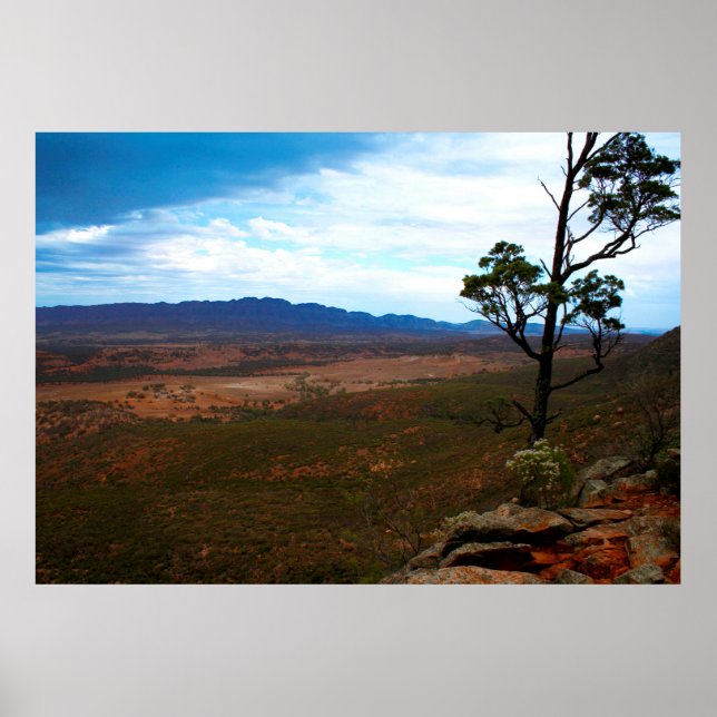 Storm clouds in the Australian Outback Poster (Front)