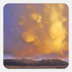 Storm Clouds in the Centennial Range in Montana Square Sticker