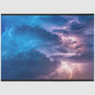 Storm Clouds Night Sky Decoupage Tissue Paper