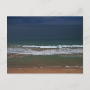 Storm clouds out ot sea above Mona Vale Beach Postcard
