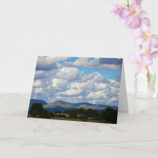 Storm Clouds over Spanish Mountains Card