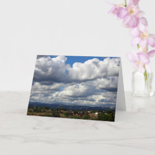 Storm Clouds over Spanish Mountains Card